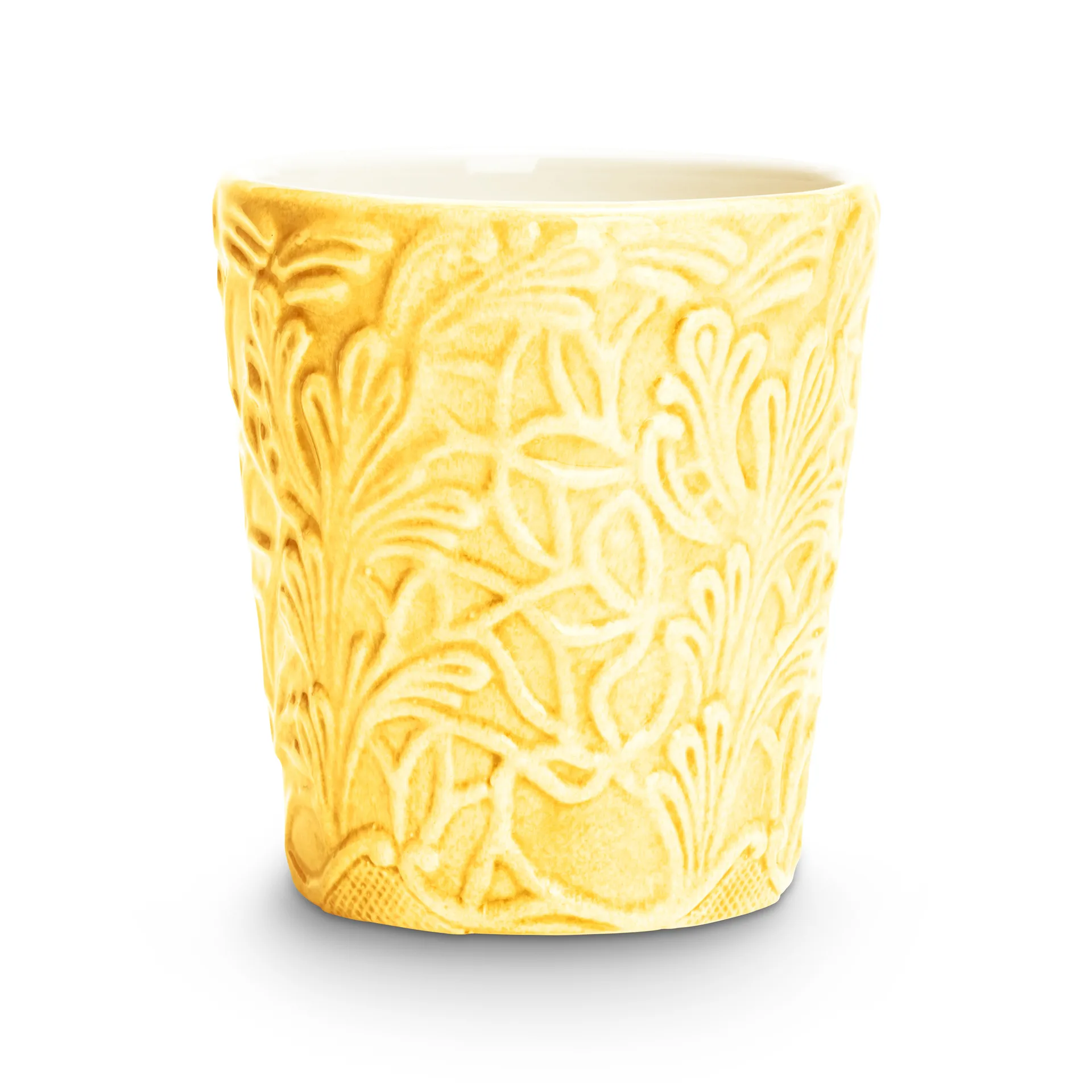 Caneca Lace 30 cl, Amarelo Mateus