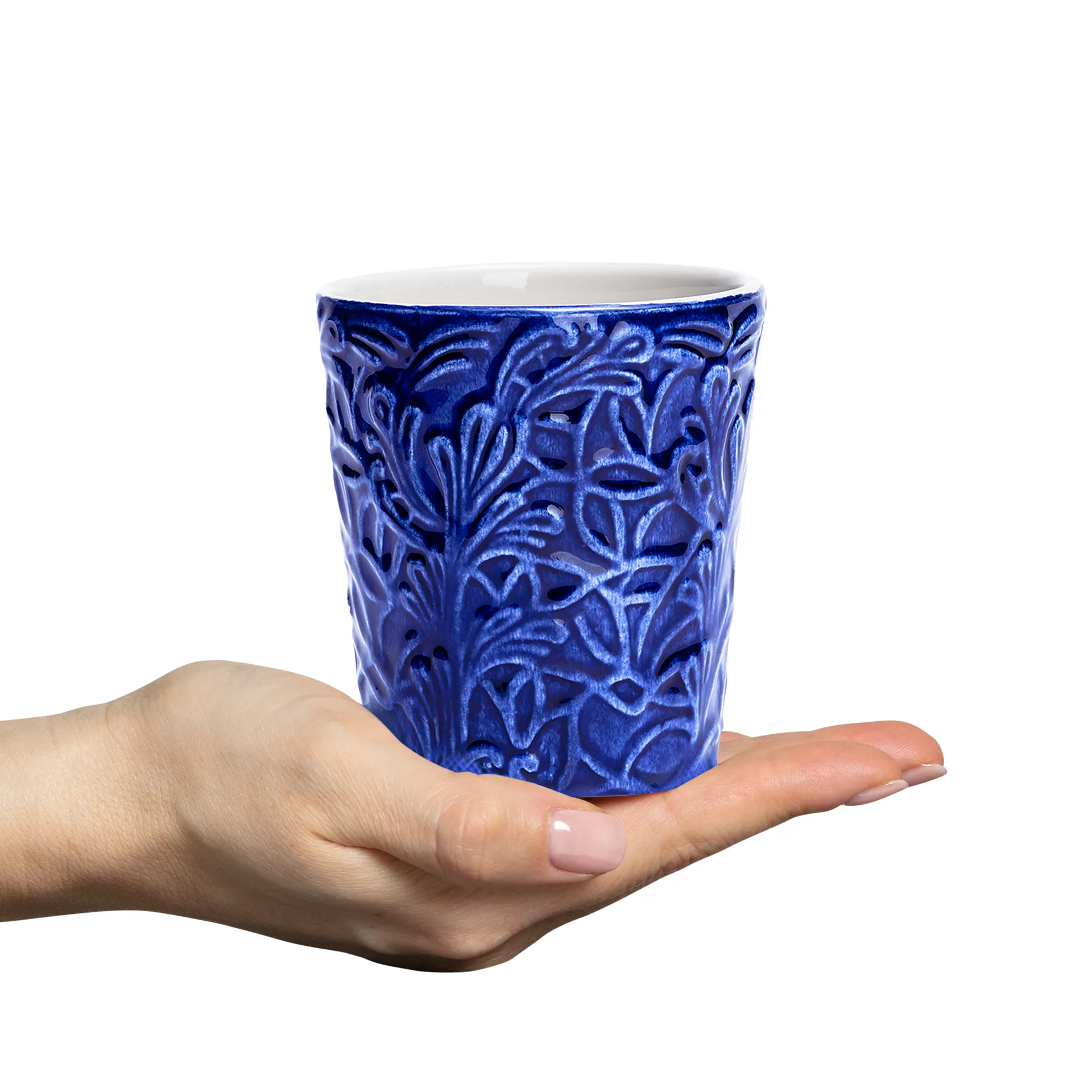 Caneca Lace 30 cl, Azul Mateus