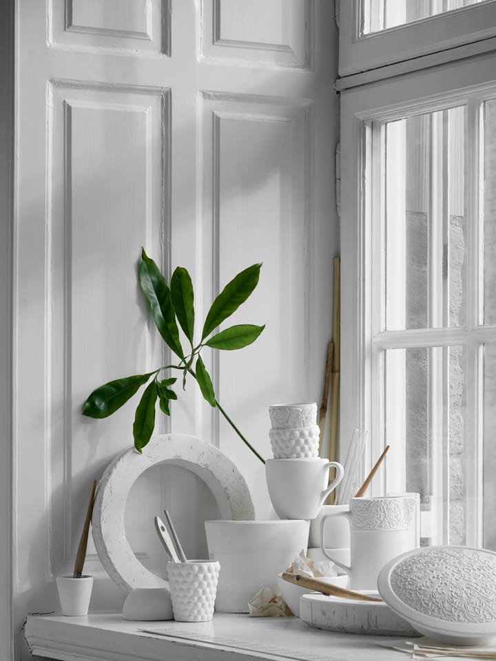 Caneca Lace 30 cl, Branco Mateus