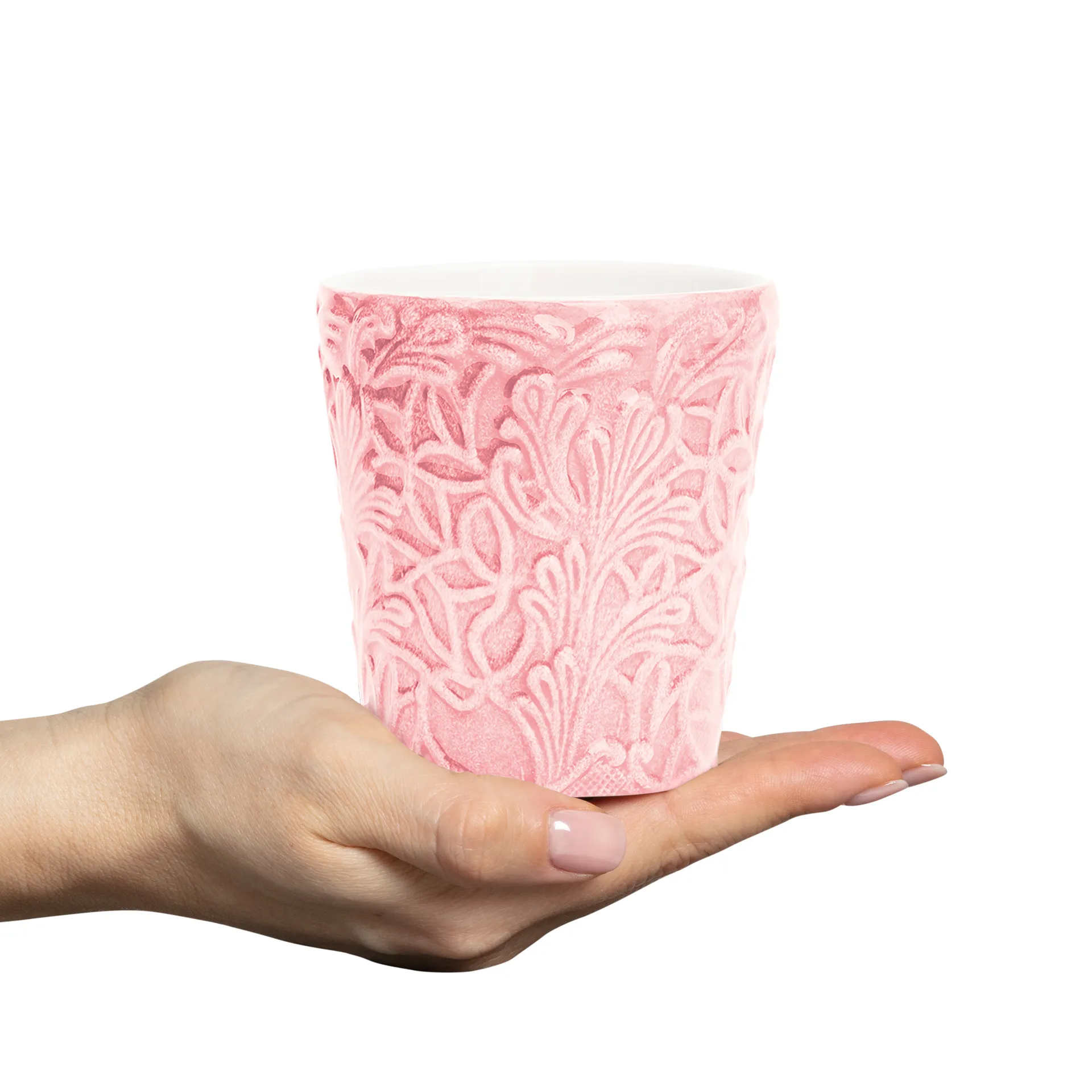 Caneca Lace 30 cl, Rosa claro Mateus