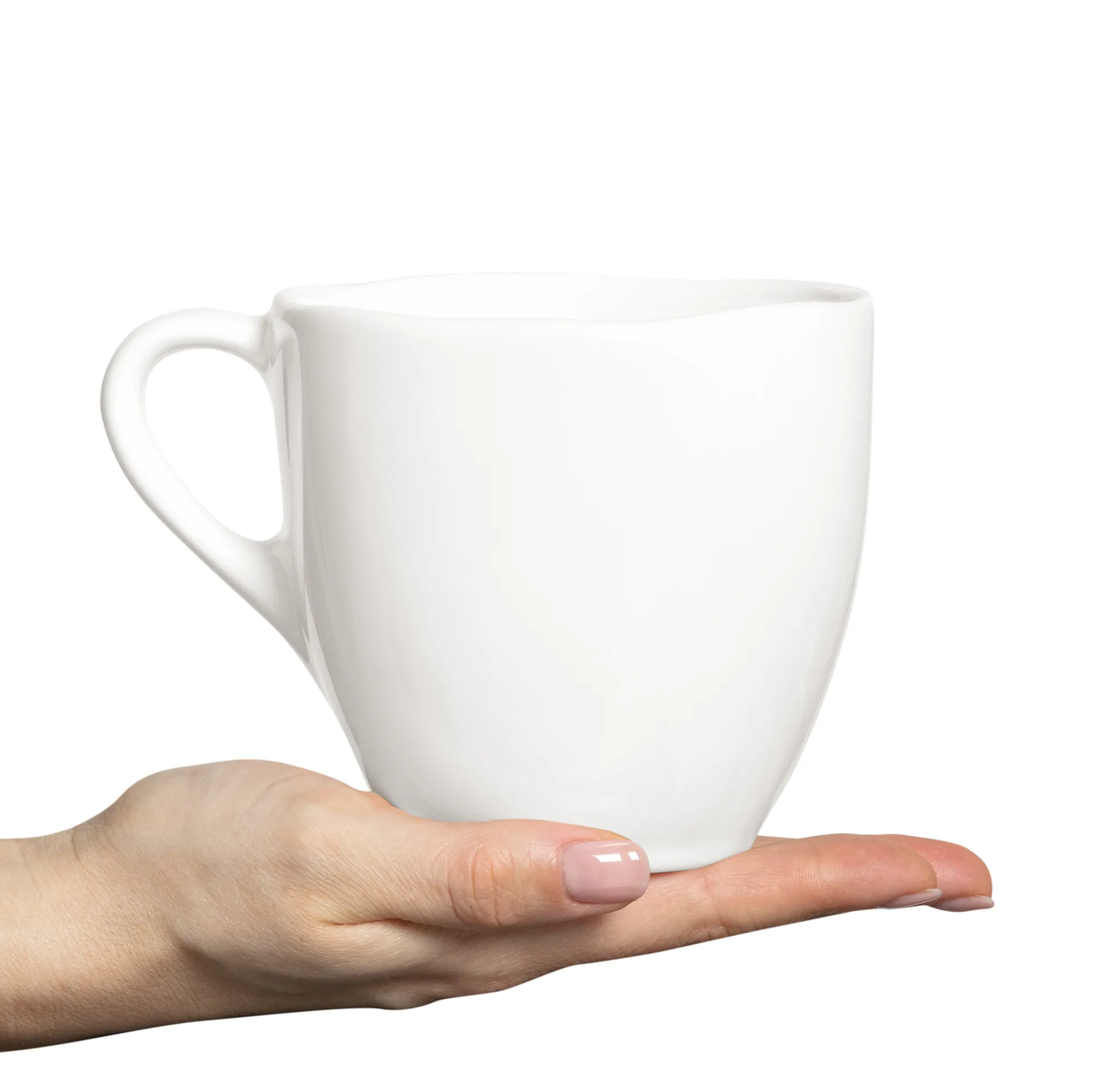 Caneca orgânica Basic 60 cl, branco Mateus