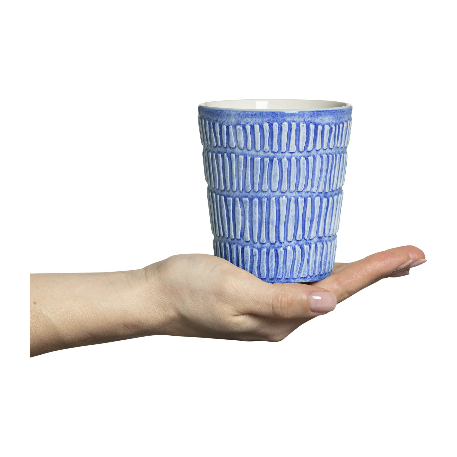 Caneca Stripes 30 cl, Azul claro Mateus