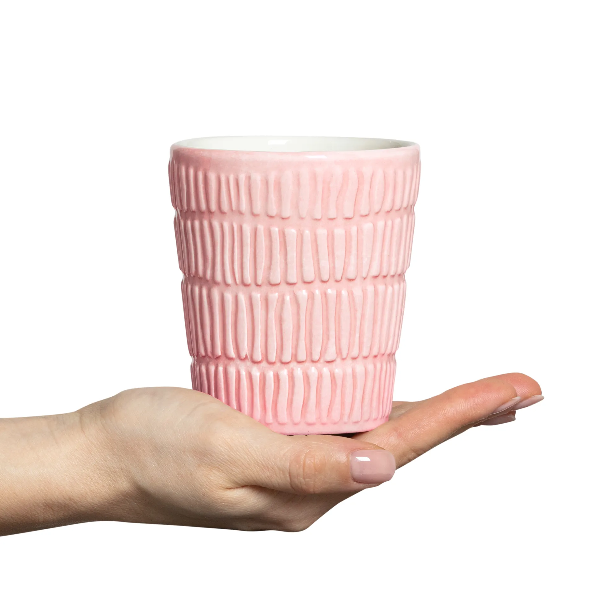 Caneca Stripes 30 cl, rosa claro Mateus