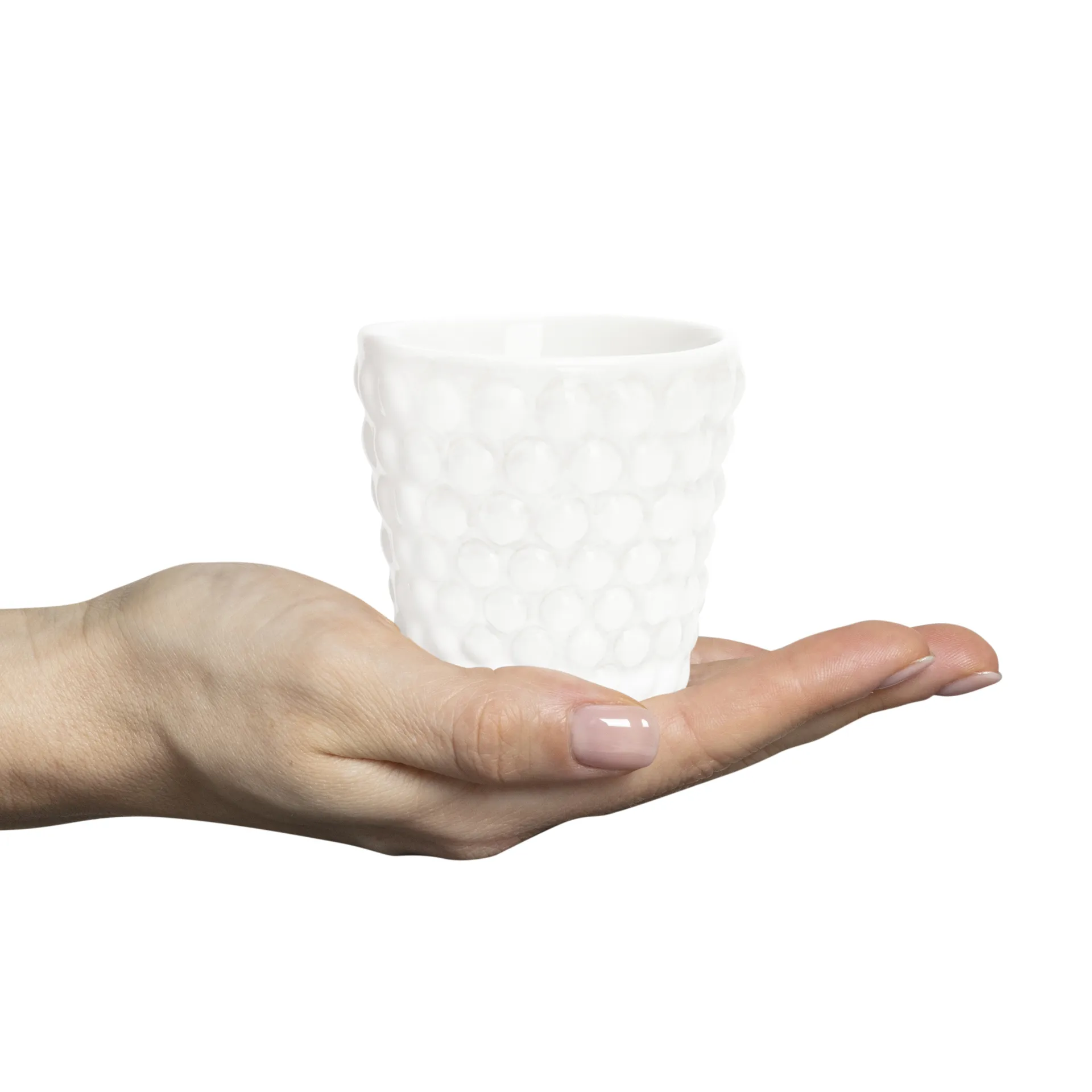 Chávena de expresso Bubbles 10 cl, Branco Mateus