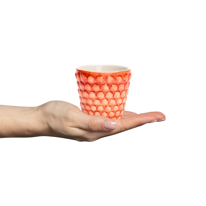 Chávena de expresso Bubbles 10 cl, Laranja Mateus