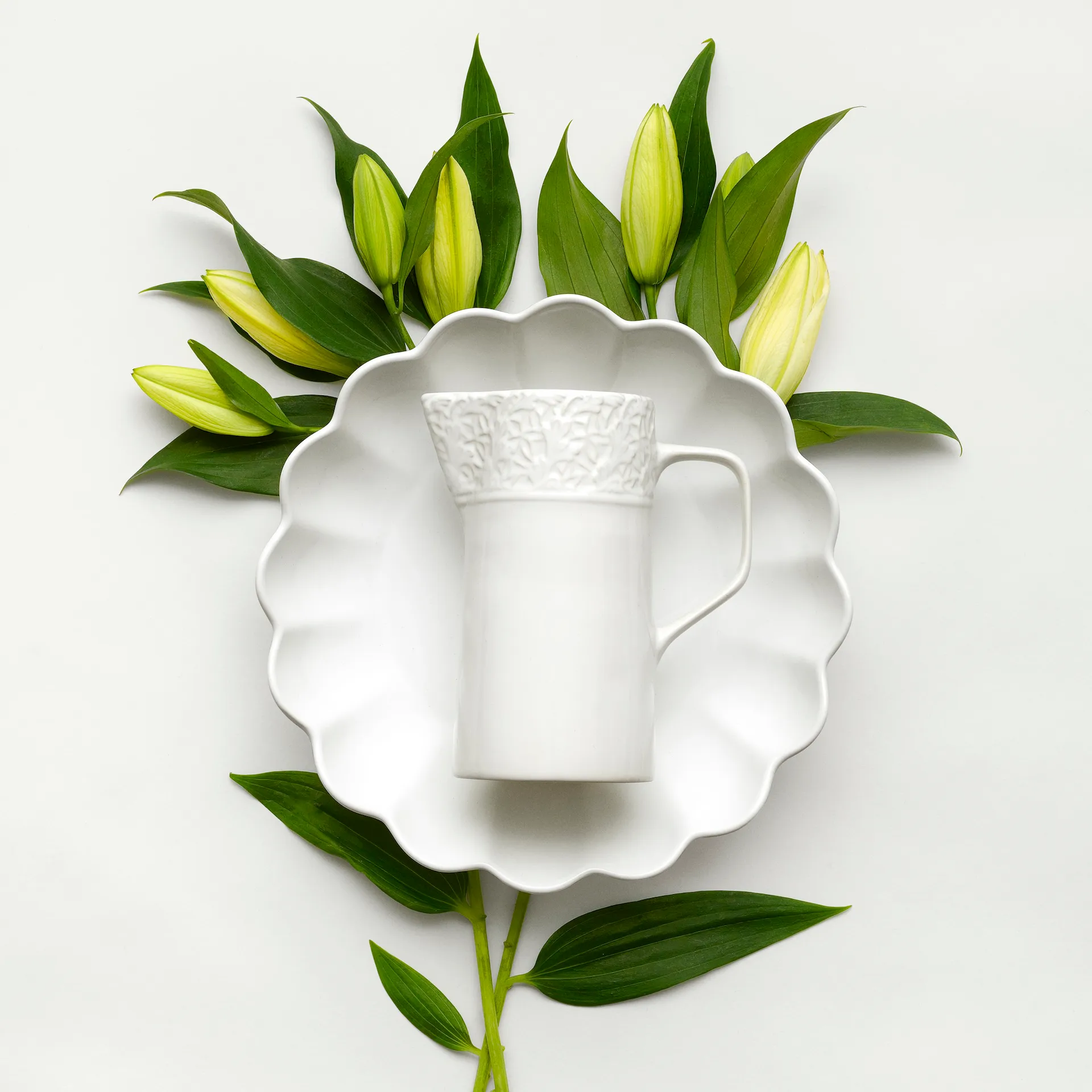 Jarro Lace 1,2 l, Branco Mateus