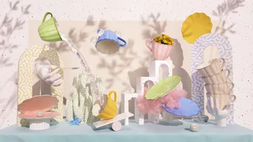 Oyster copo com pires 25 cl - Viol - Mateus