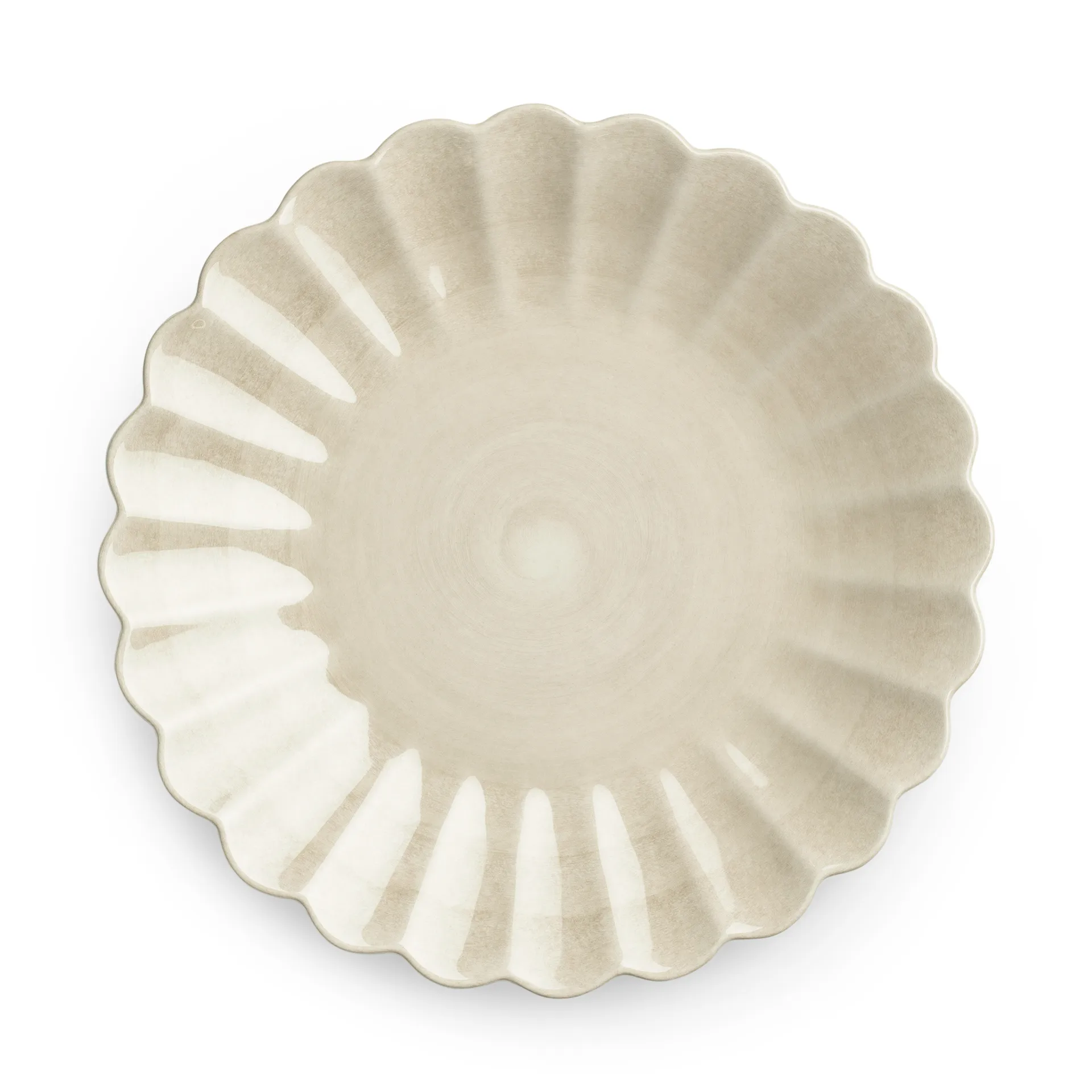 Oyster prato 20 cm, areia Mateus