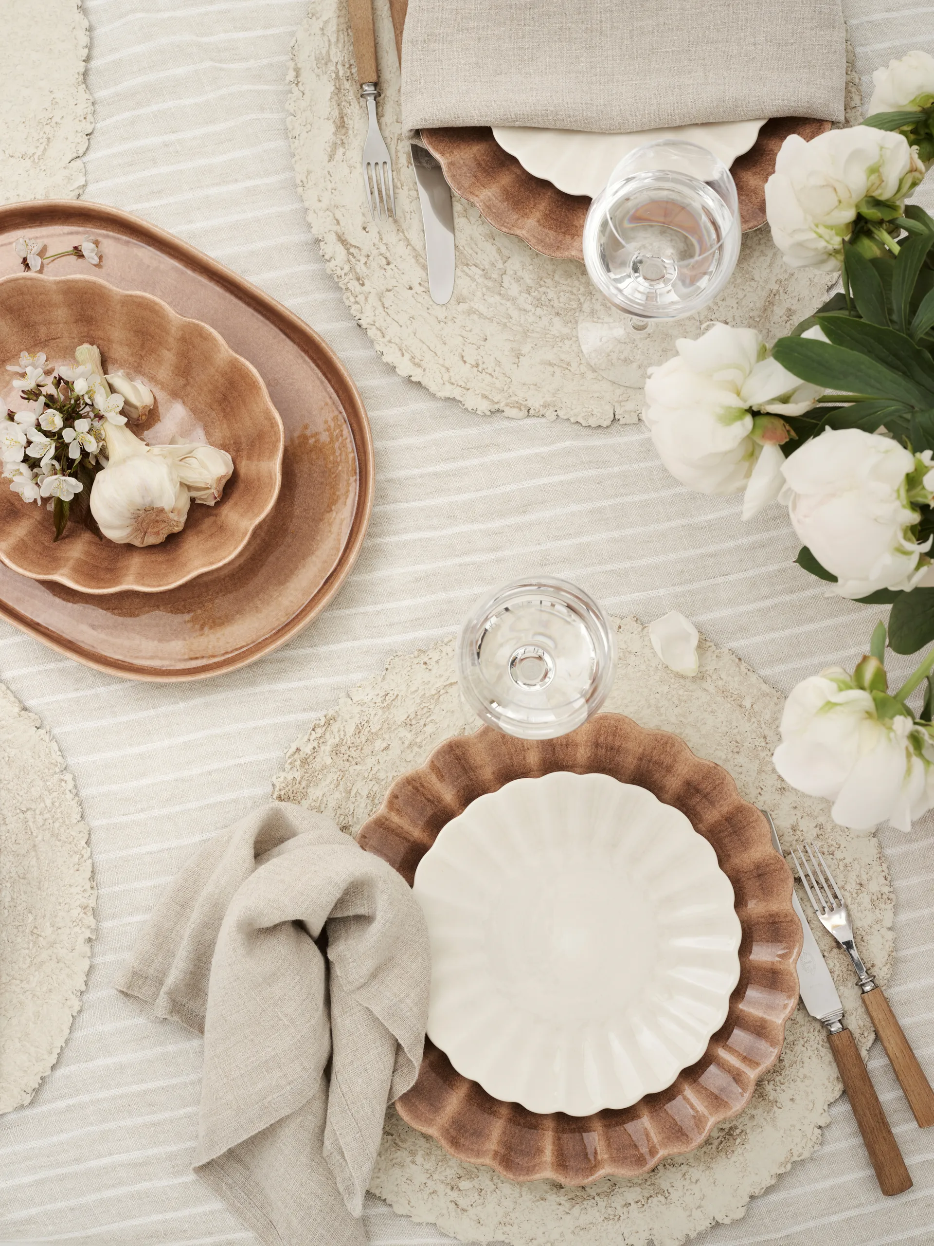 Oyster prato 20 cm, branco Mateus