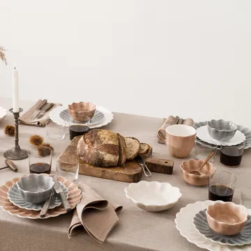 Oyster prato 20 cm - cinza - Mateus