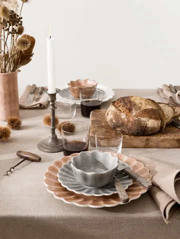 Oyster prato 20 cm - cinza - Mateus