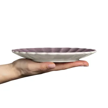 Oyster prato 20 cm - plum - Mateus