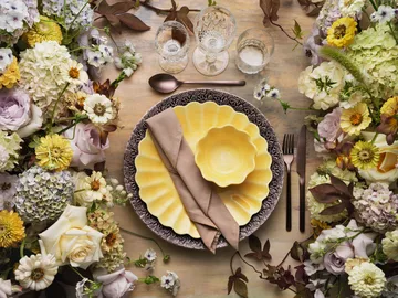 Oyster prato 28 cm - Amarelo - Mateus