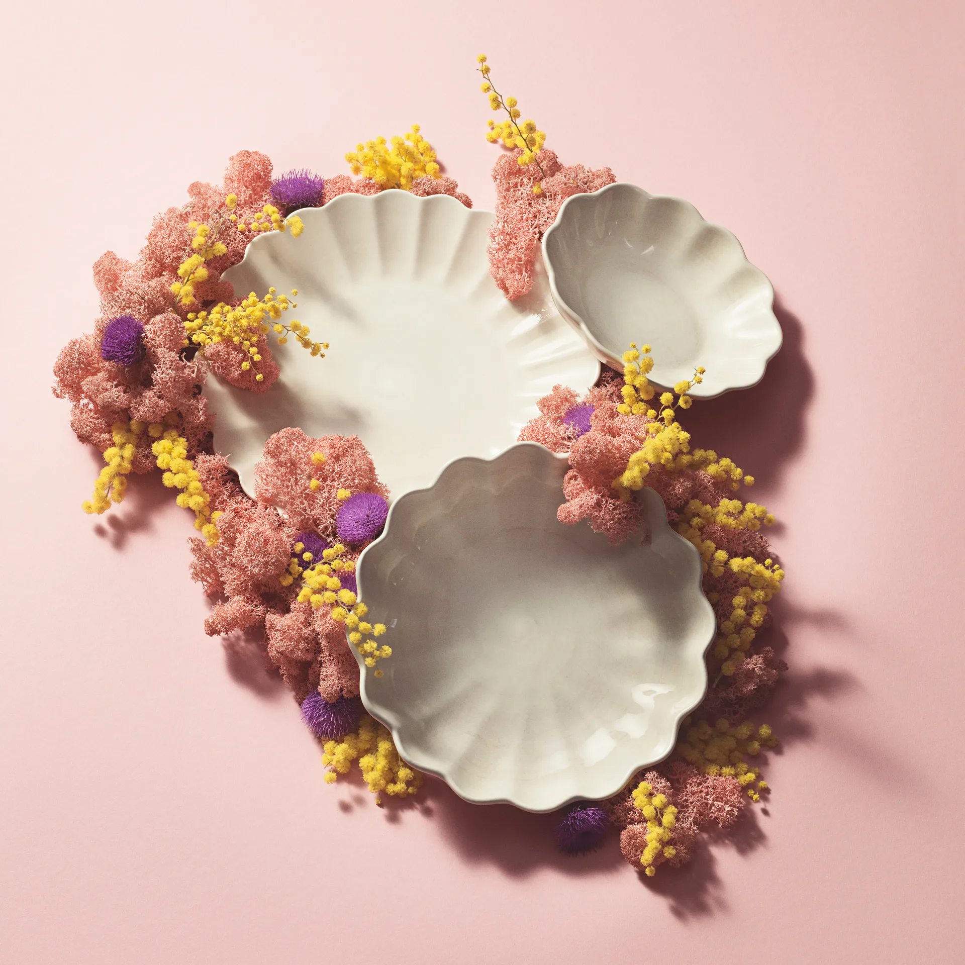 Oyster prato 28 cm, areia Mateus