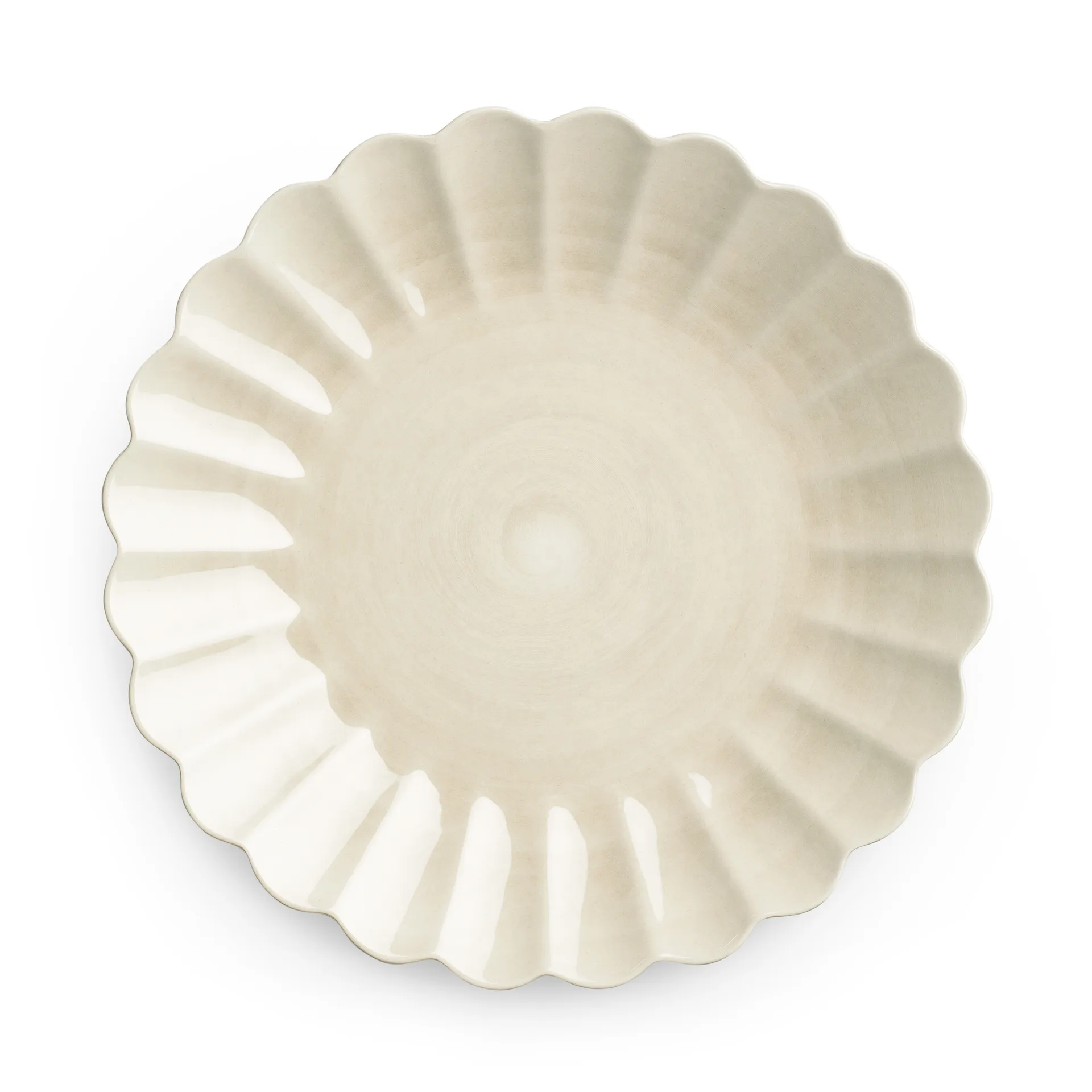 Oyster prato 28 cm, areia Mateus