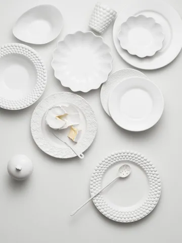 Oyster prato 28 cm - branco - Mateus