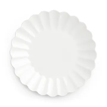 Oyster prato 28 cm - branco - Mateus