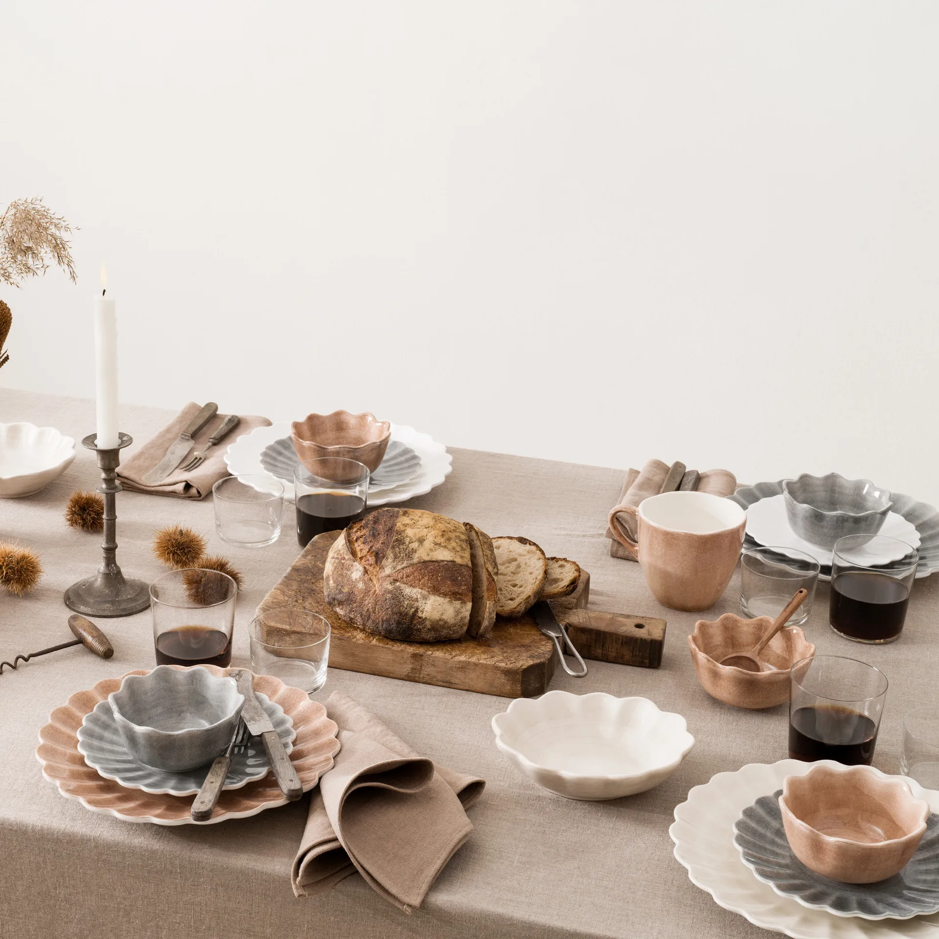 Oyster prato 28 cm, cinza Mateus