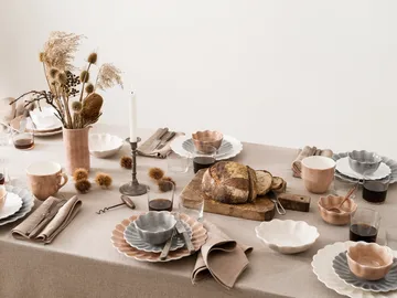 Oyster prato 28 cm - cinza - Mateus