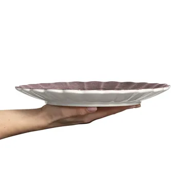 Oyster prato 28 cm - plum - Mateus