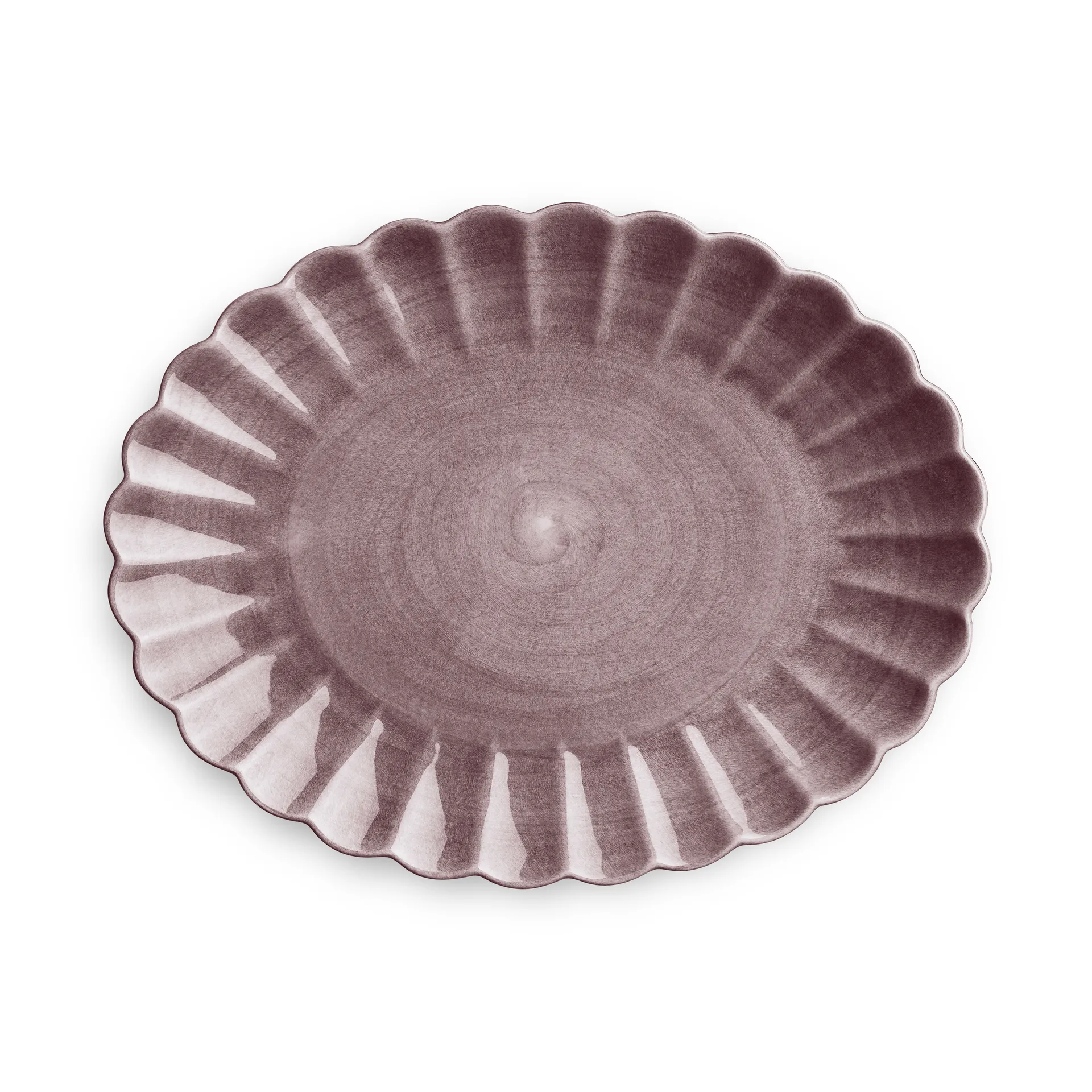 Oyster prato 30x35 cm, Plum Mateus