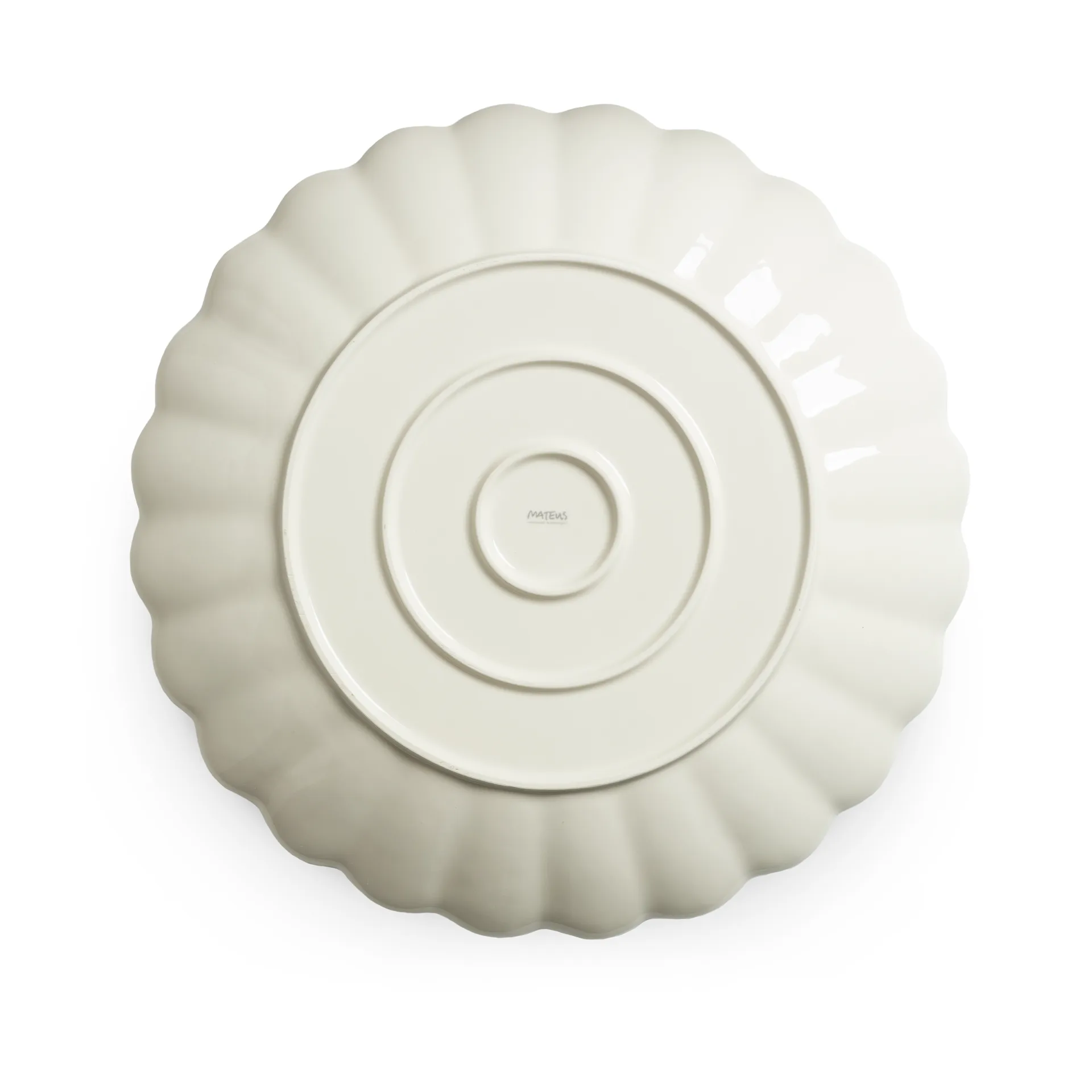 Oyster prato redondo 42 cm, Verde floresta Mateus