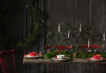 Oyster tigela Ø13 cm - Vermelho - Mateus