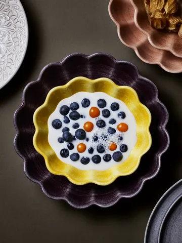 Oyster tigela 16x18 cm - Amarelo - Mateus