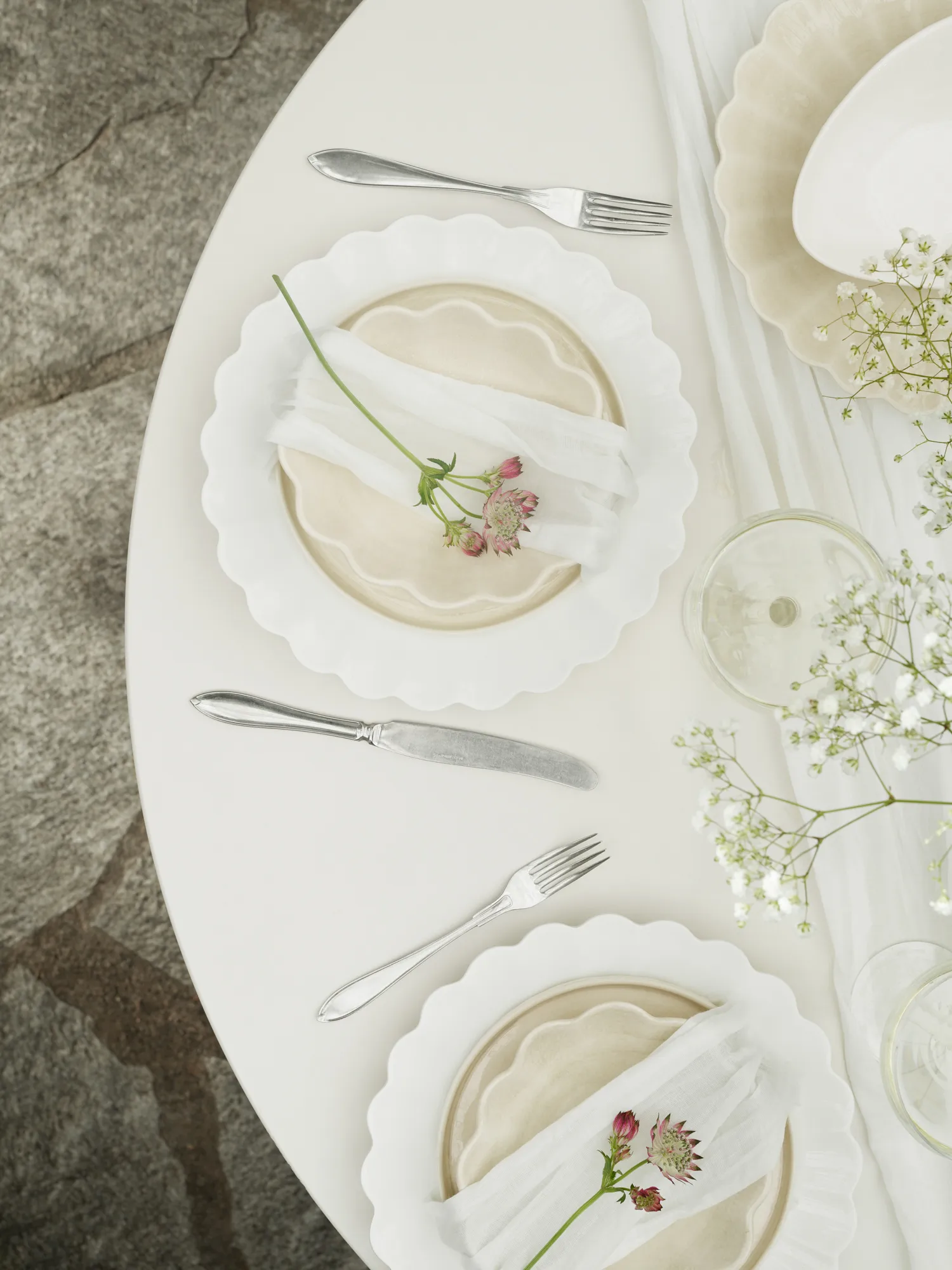 Oyster tigela 16x18 cm, Sand Mateus