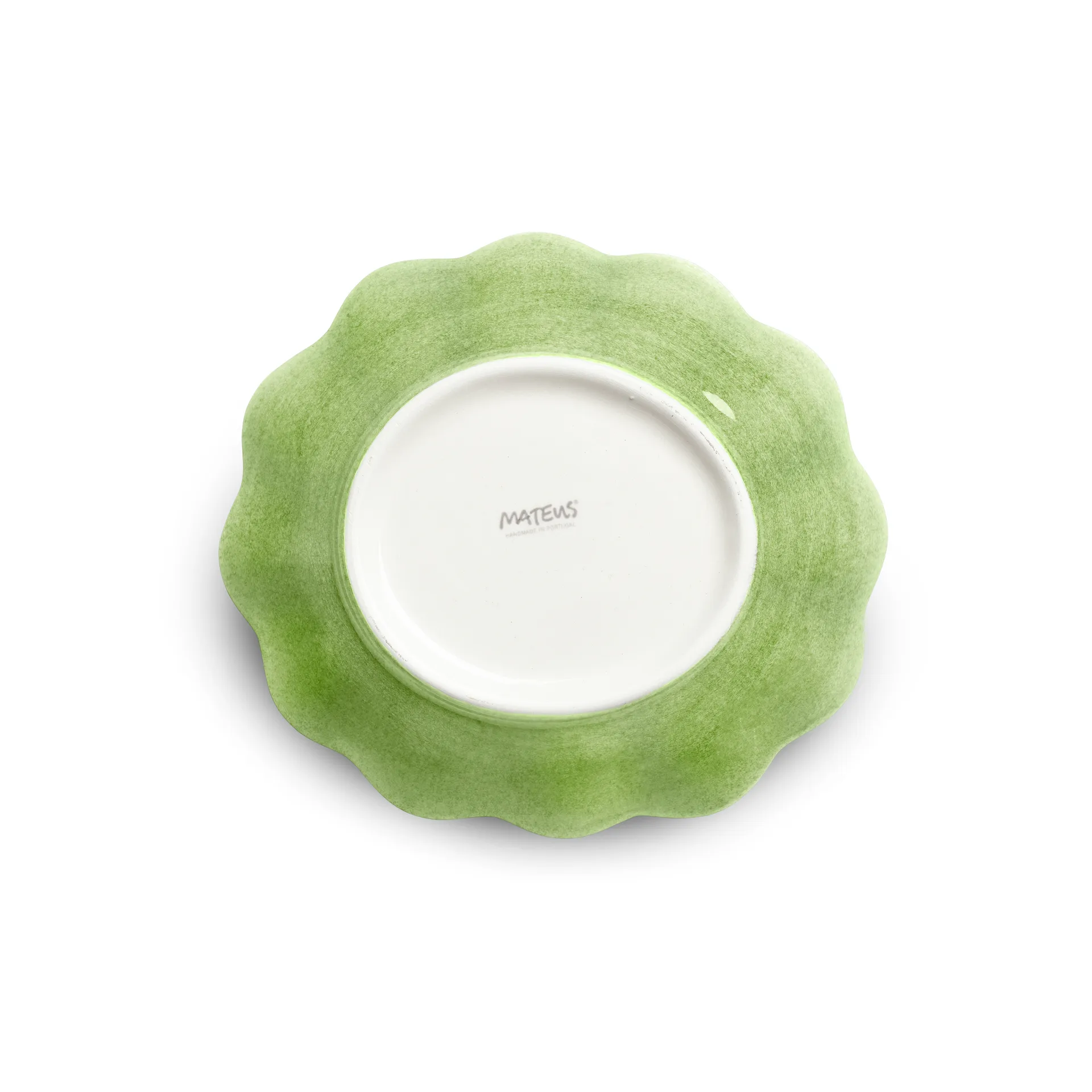 Oyster tigela 16x18 cm, Verde Mateus