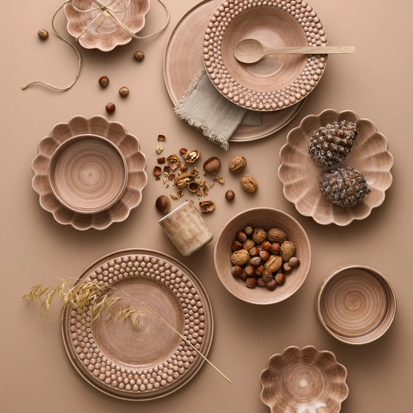 Oyster tigela Ø24 cm, Cinnamon Mateus