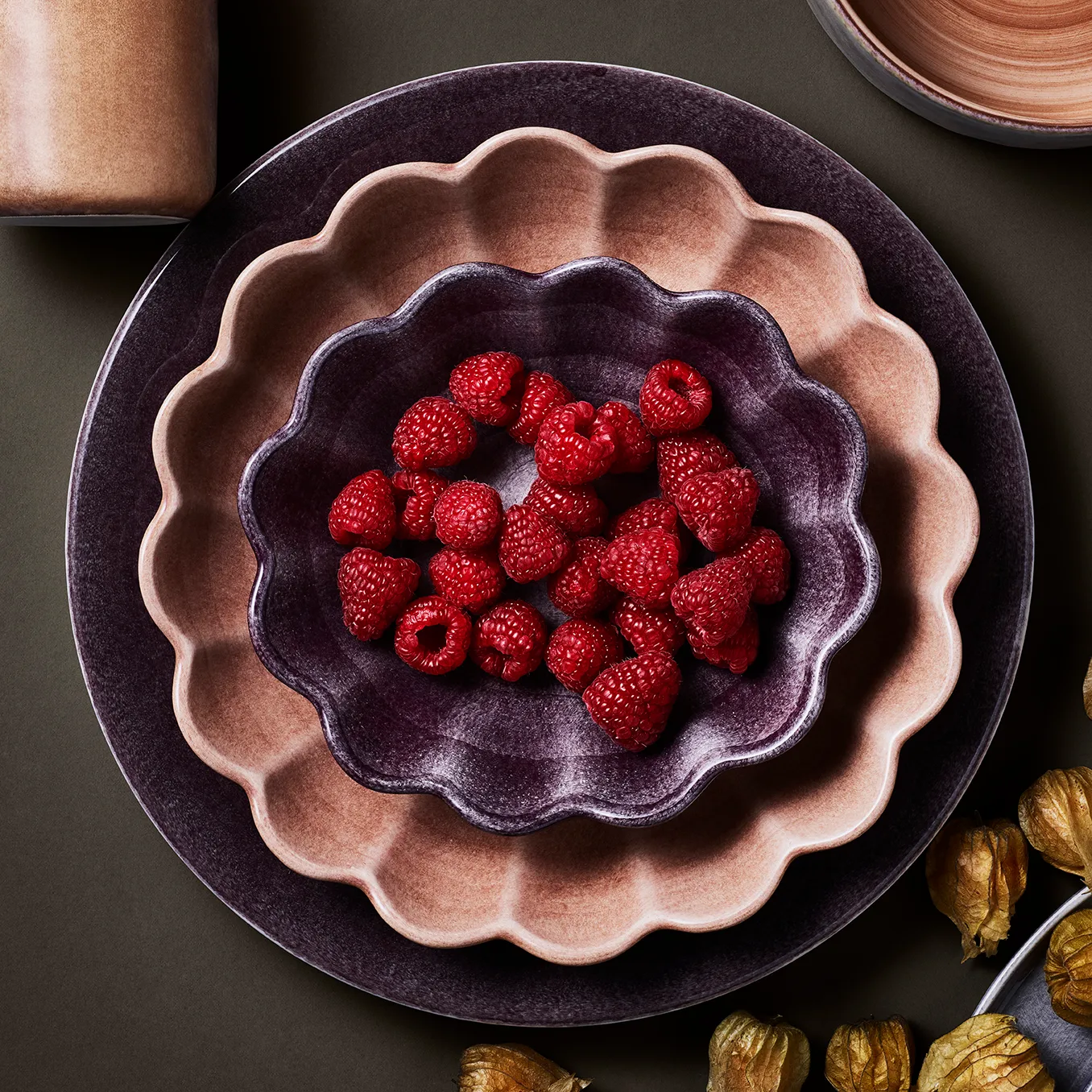 Oyster tigela Ø24 cm, Cinnamon Mateus