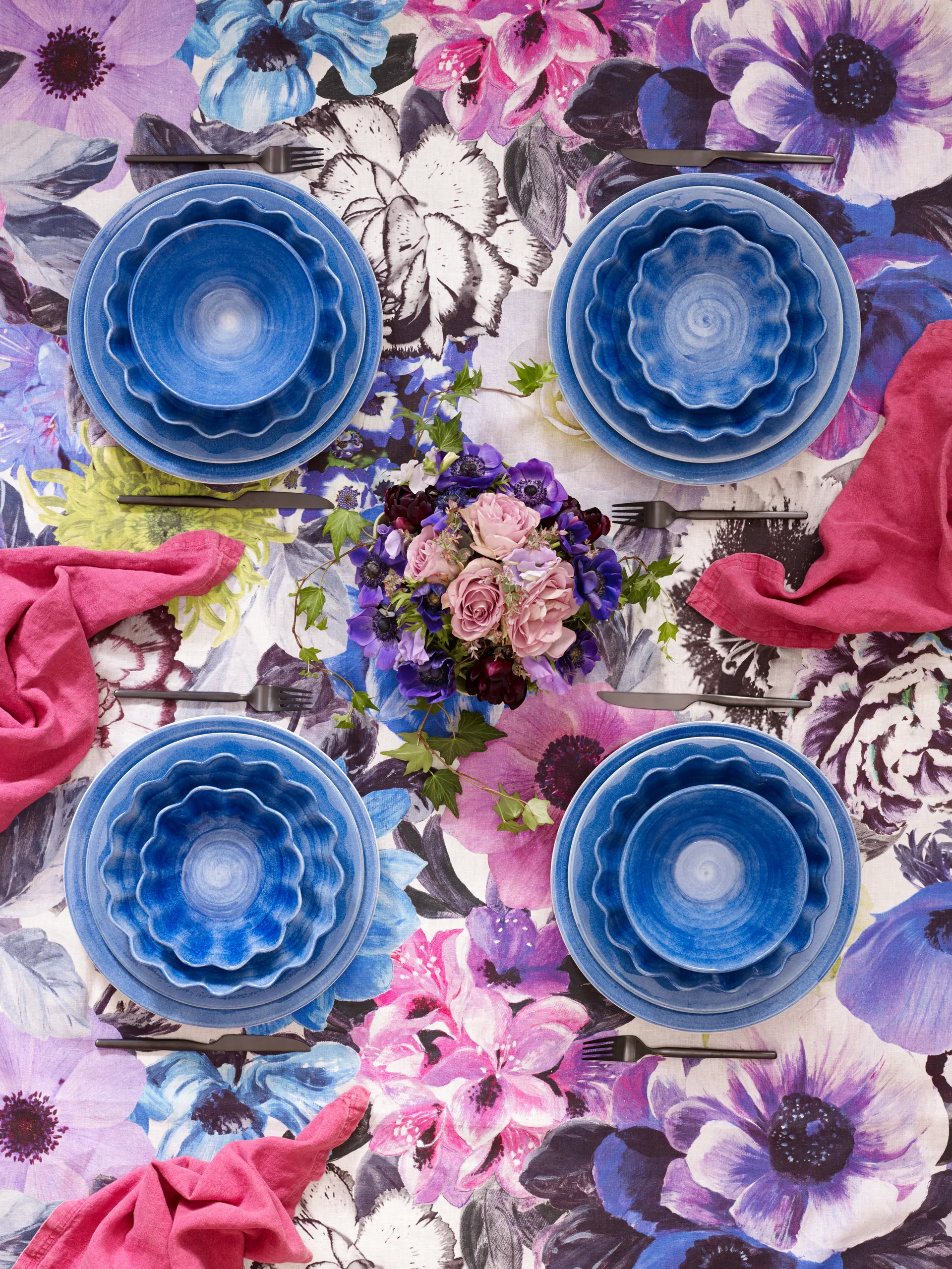 Oyster tigela Ø24 cm, Light blue Mateus