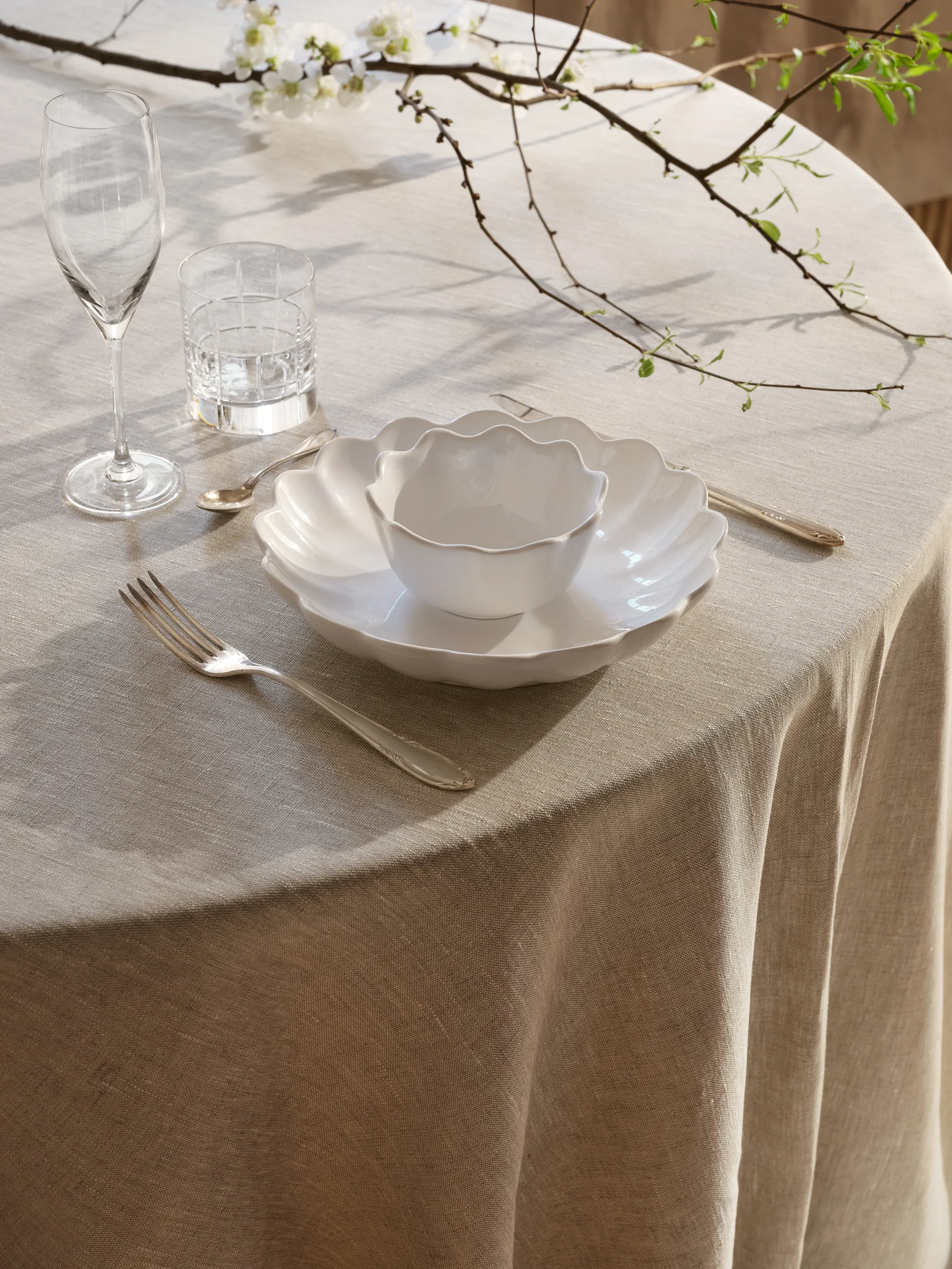 Oyster tigela Ø31 cm, branco Mateus