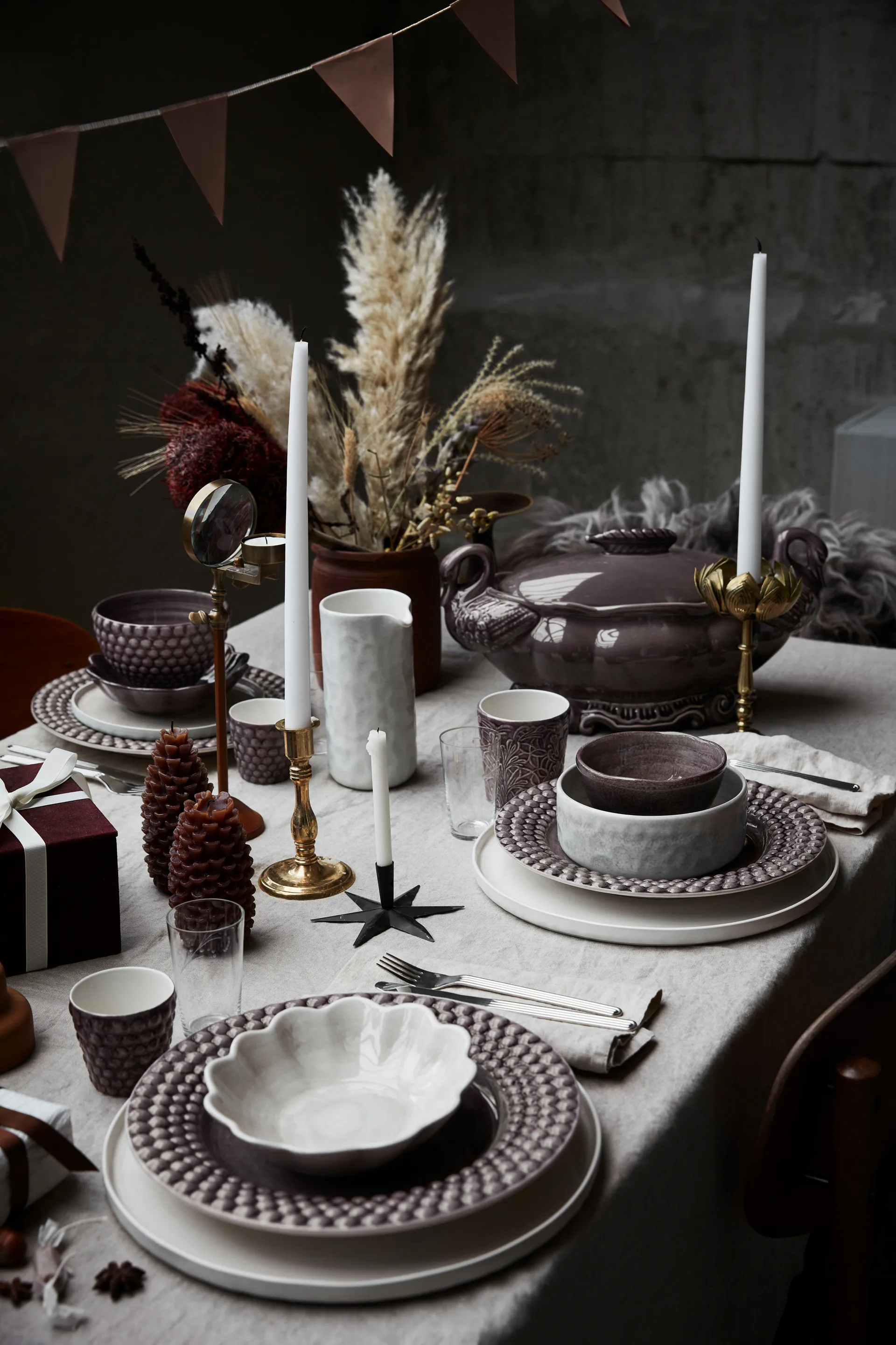 Prato de sopa Bubbles 25 cm, Plum Mateus