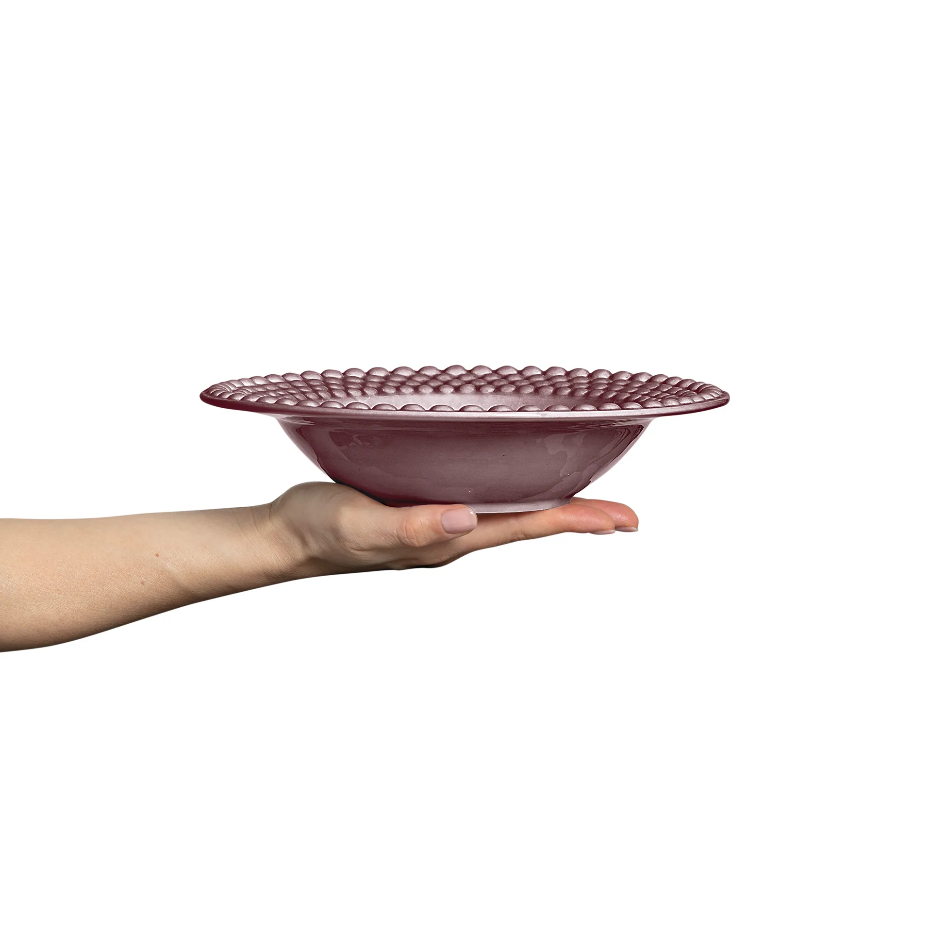 Prato de sopa Bubbles 25 cm, Plum Mateus