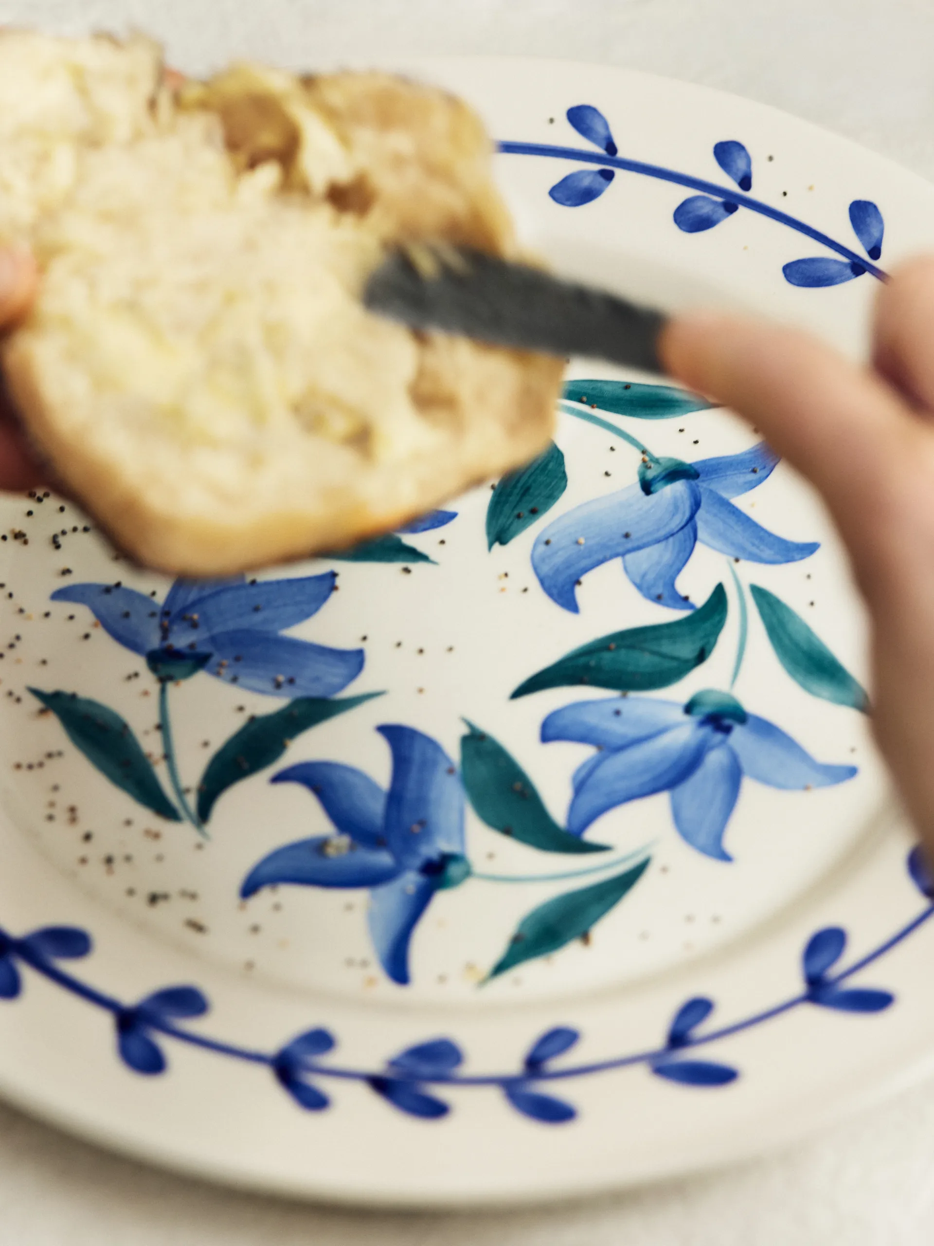 Prato Flowers blossom Ø28 cm, Branco  Mateus