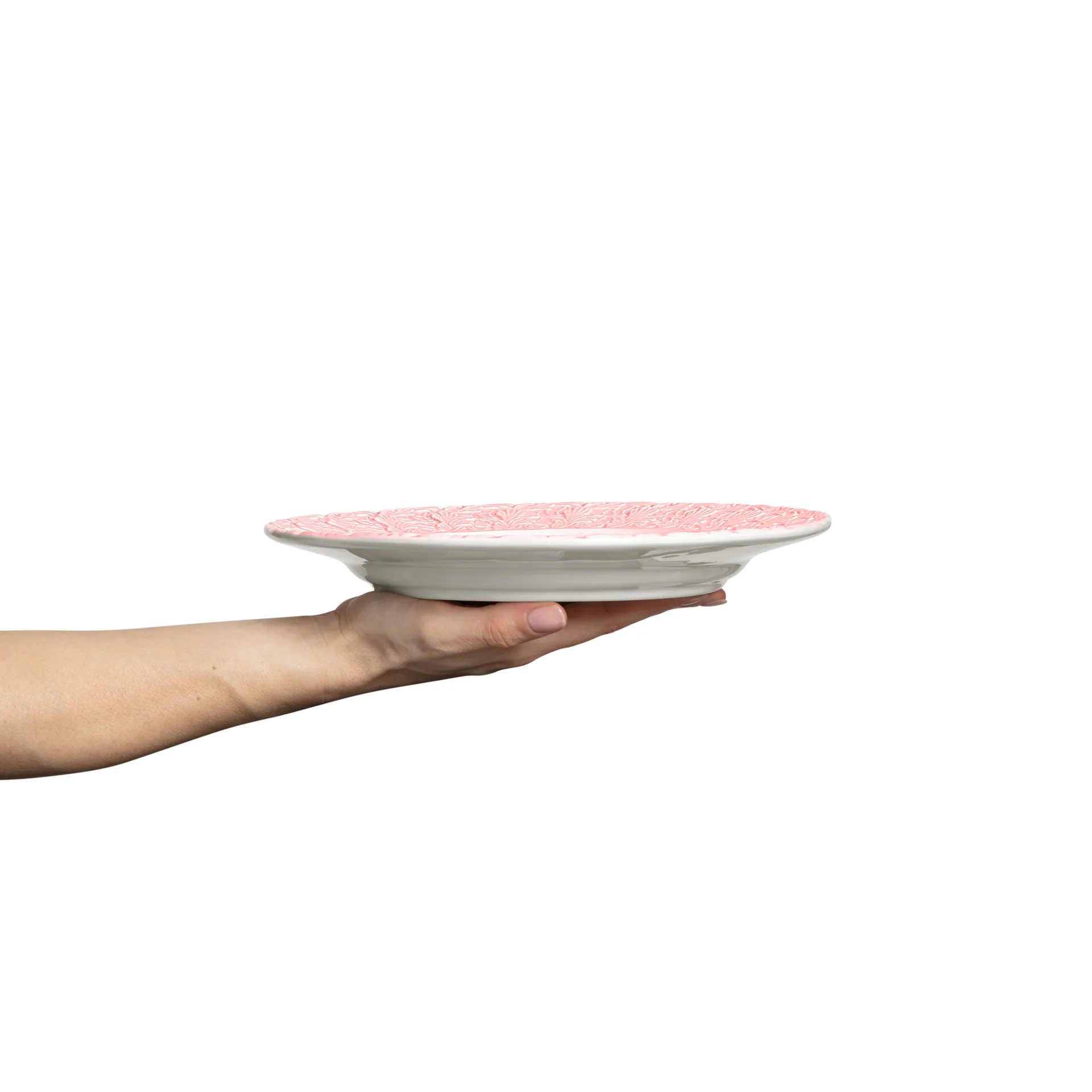 Prato Lace 25 cm, Rosa claro Mateus