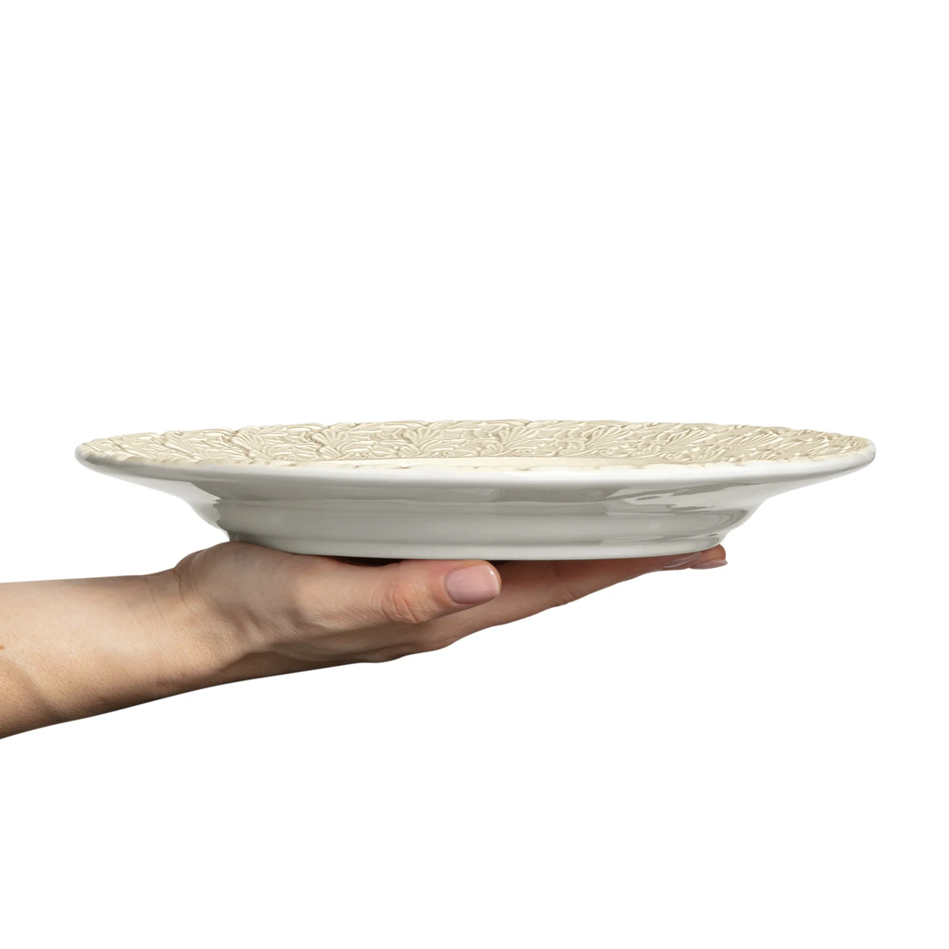 Prato Lace 25 cm, Sand Mateus