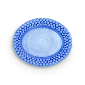 Prato oval Bubbles 20 cm - Light blue - Mateus