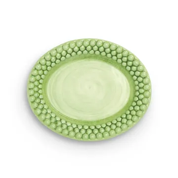 Prato oval Bubbles 20 cm - Verde - Mateus