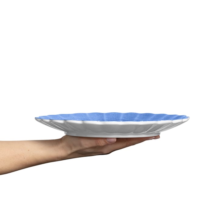 Prato Oyster 28 cm, Light blue Mateus
