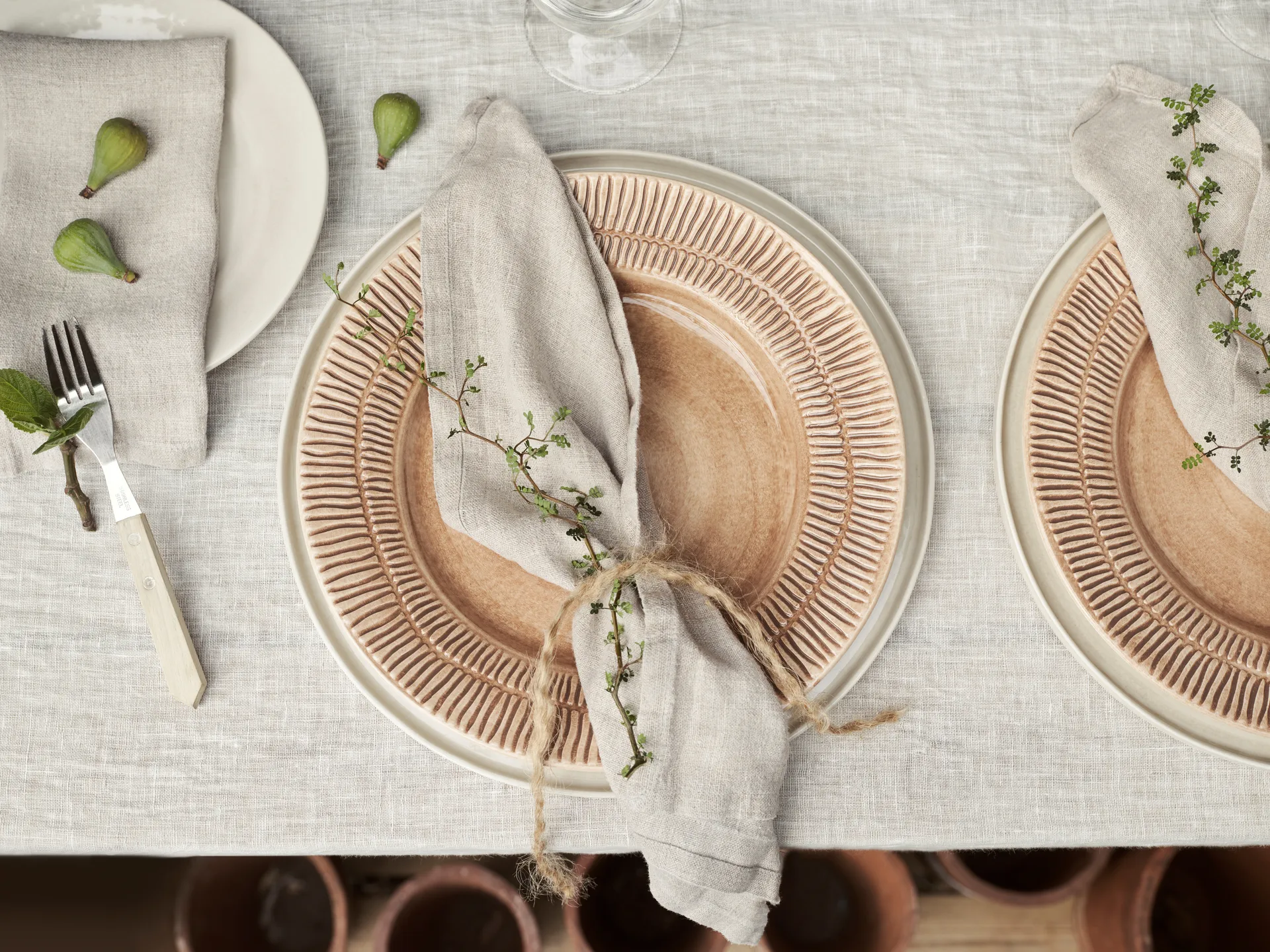 Prato Stripes Ø28 cm, Cinnamon Mateus