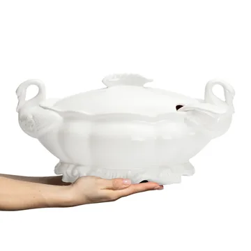 Terrina Lace 4,7 litros - Branco - Mateus