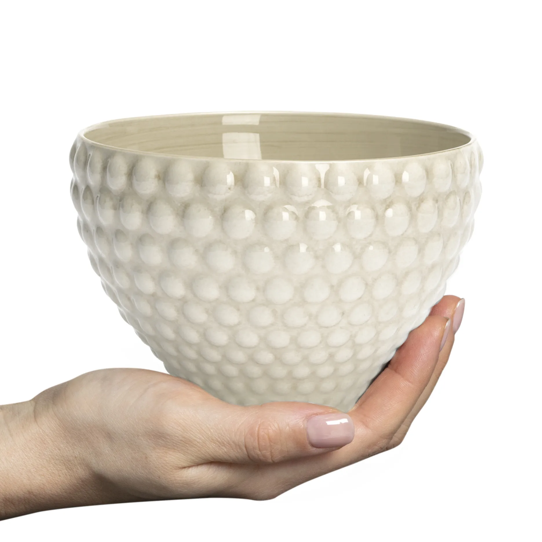 Tigela Bubbles 60 cl, Sand Mateus