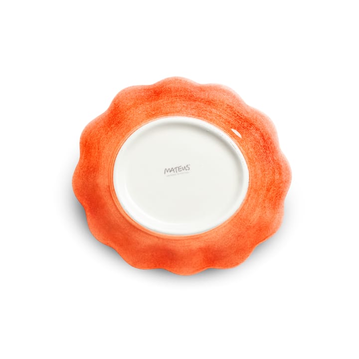 Tigela Oyster 16x18 cm, Laranja Mateus