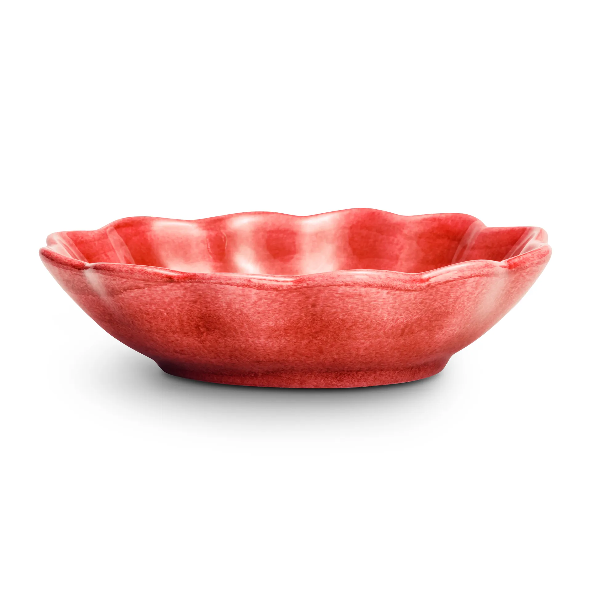 Tigela Oyster 16x18 cm, Vermelho Mateus