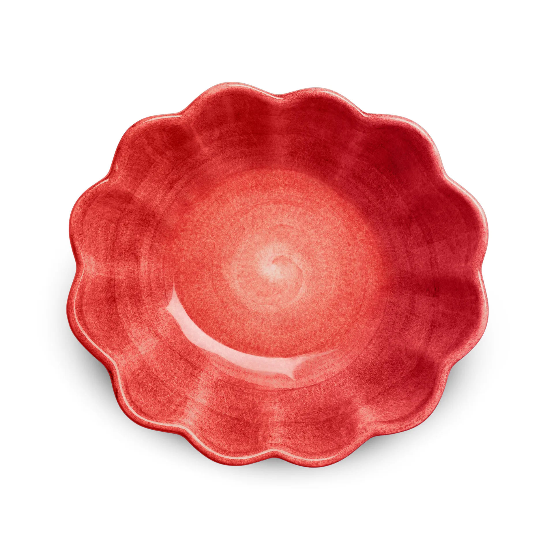 Tigela Oyster 16x18 cm, Vermelho Mateus
