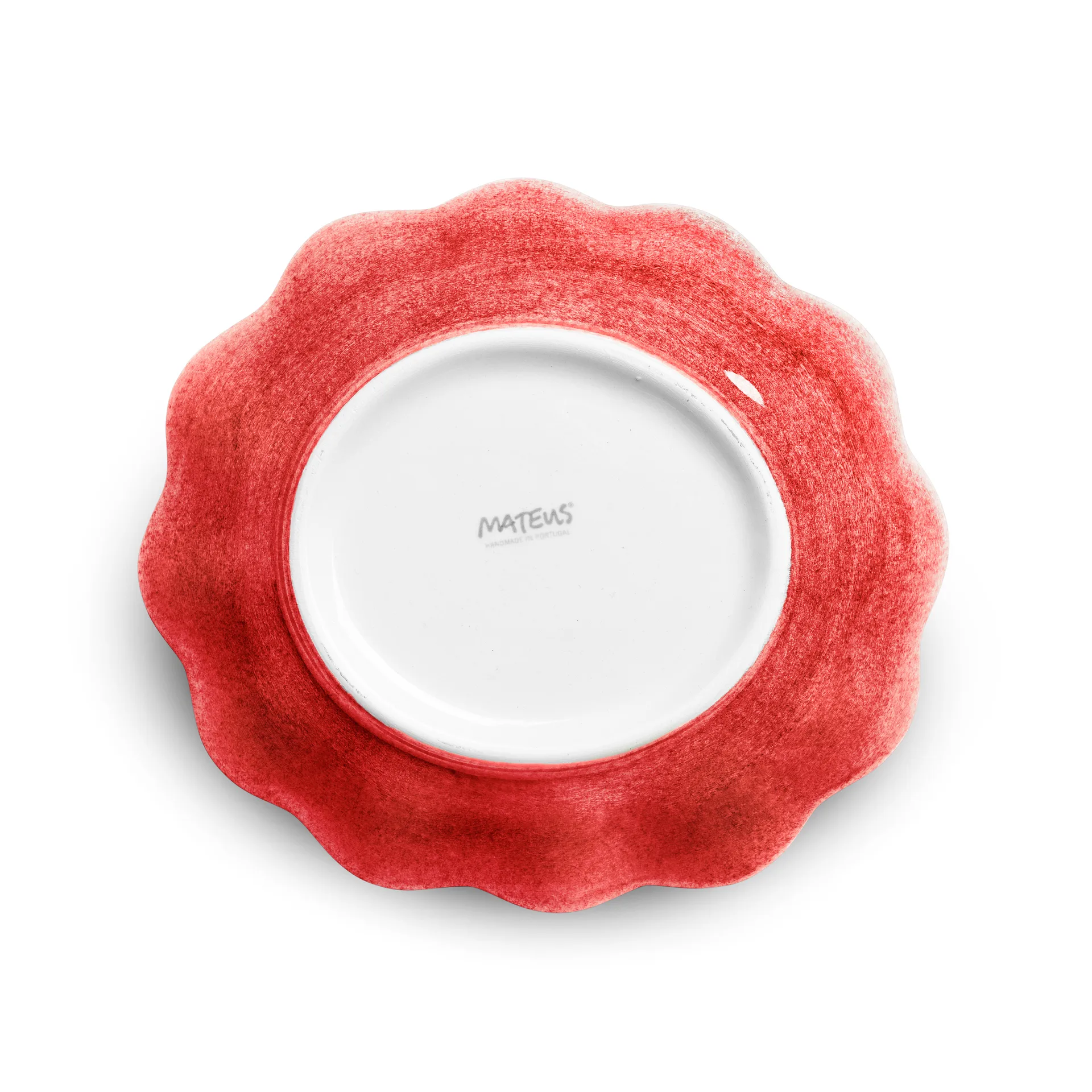 Tigela Oyster 16x18 cm, Vermelho Mateus