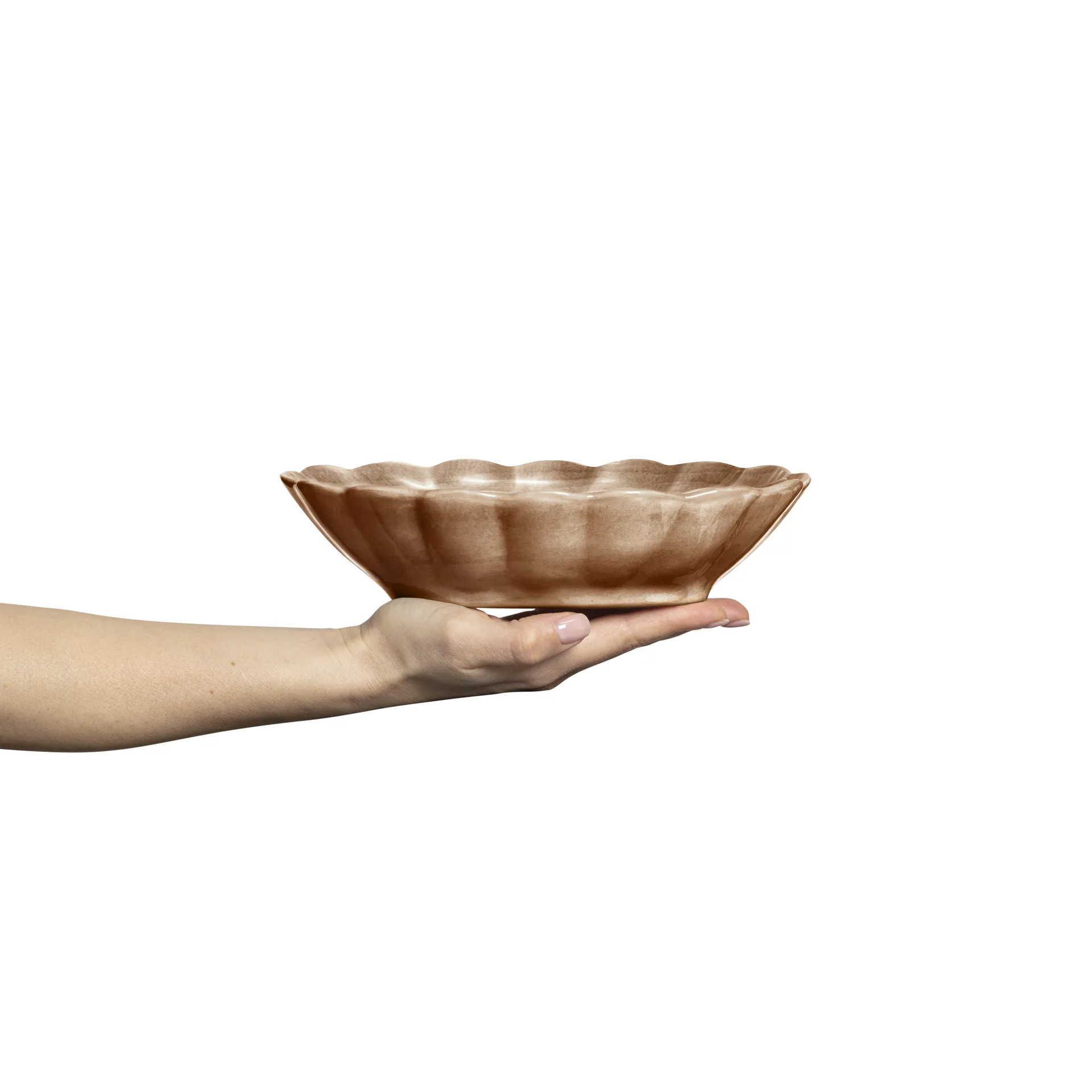 Tigela Oyster 18x23 cm, Cinnamon Mateus